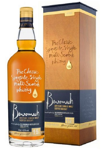 WHISKY BENROMACH 15 Y.O. 43° cl. 70